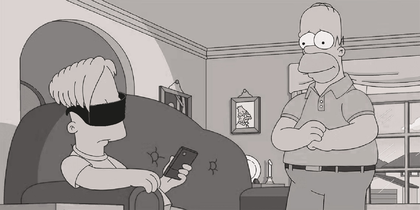 les simpson avec lunettes